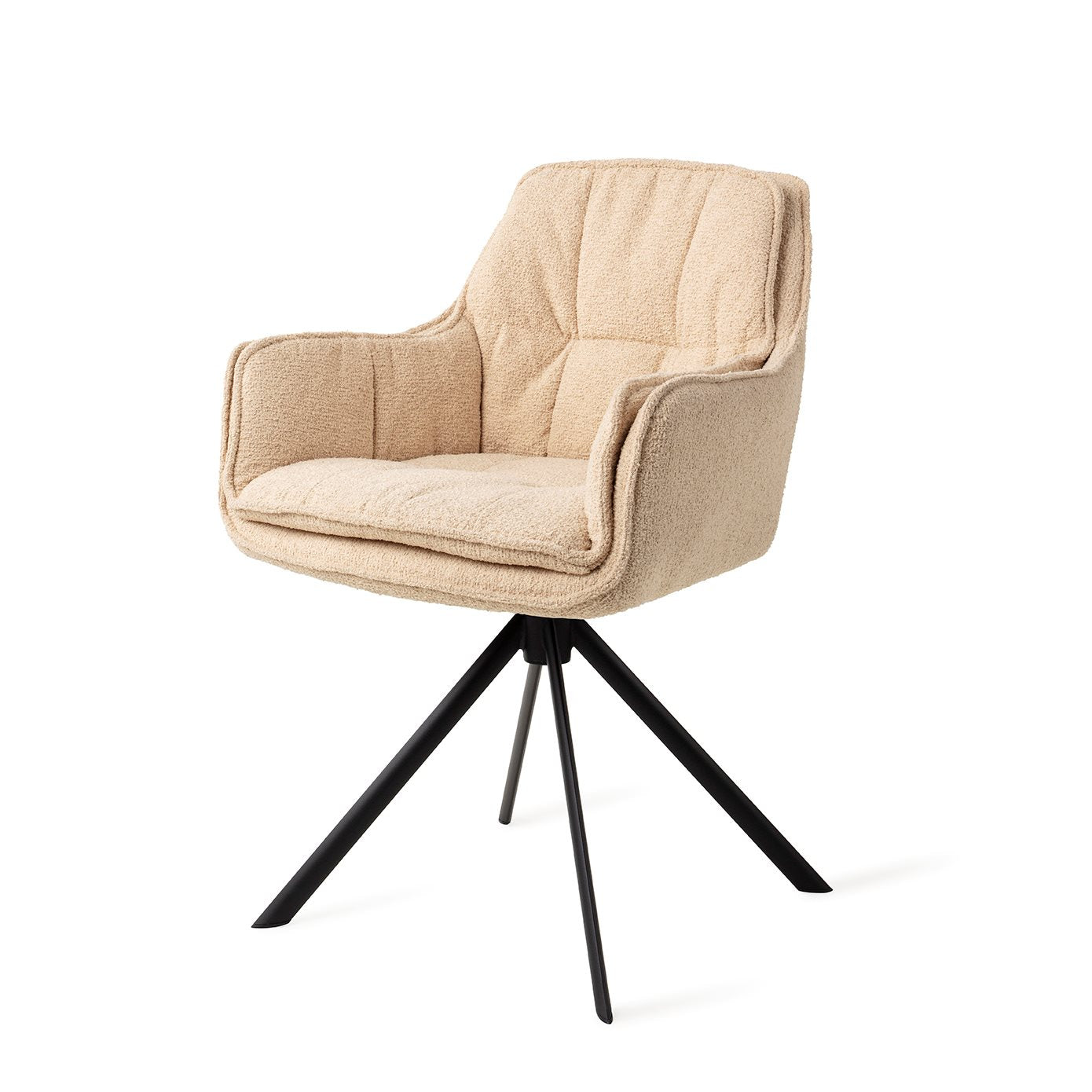 Akune Frou Frou Eetkamerstoel - Revolve Zwart - depauwwonen