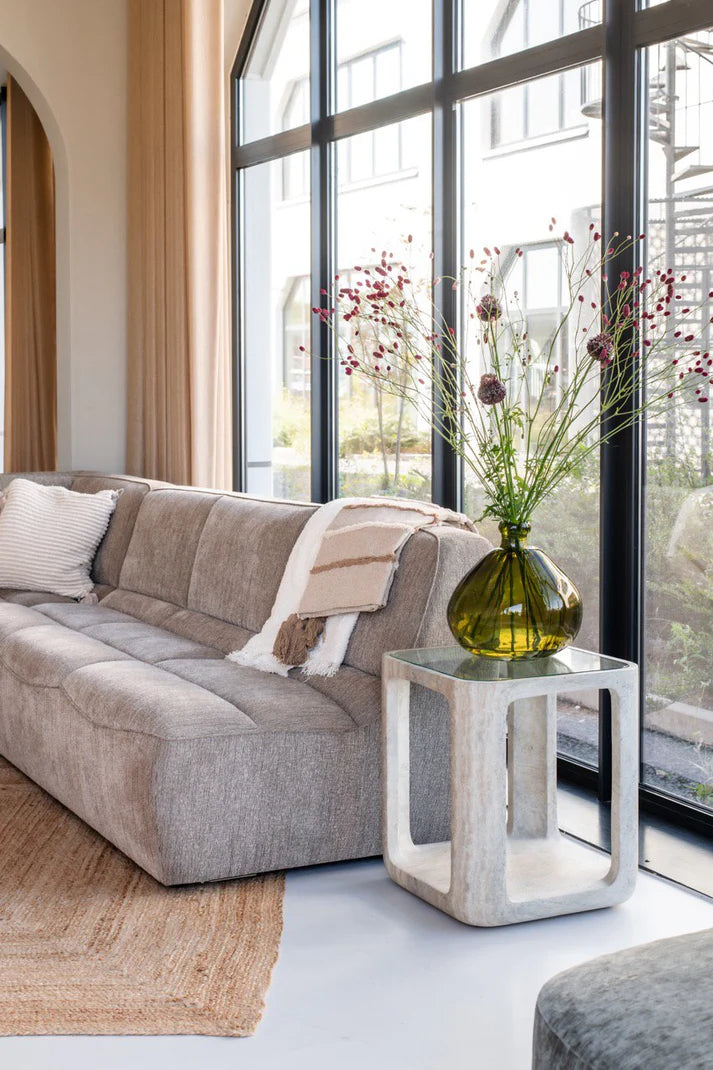 Bijzettafel Yobeko Travertijn