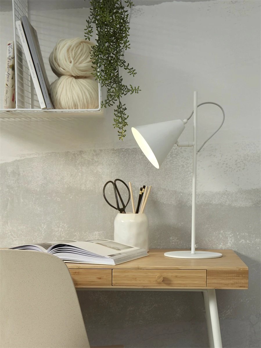 Tafellamp Lisbon - Wit - 18x29x50.5cm by it's about RoMi