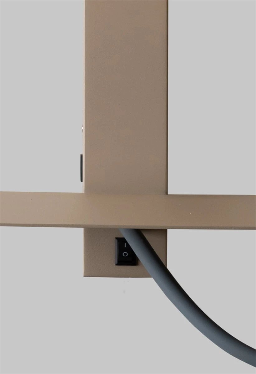 Wandlamp Florence met leeslampje en witte kap by it's about RoMi