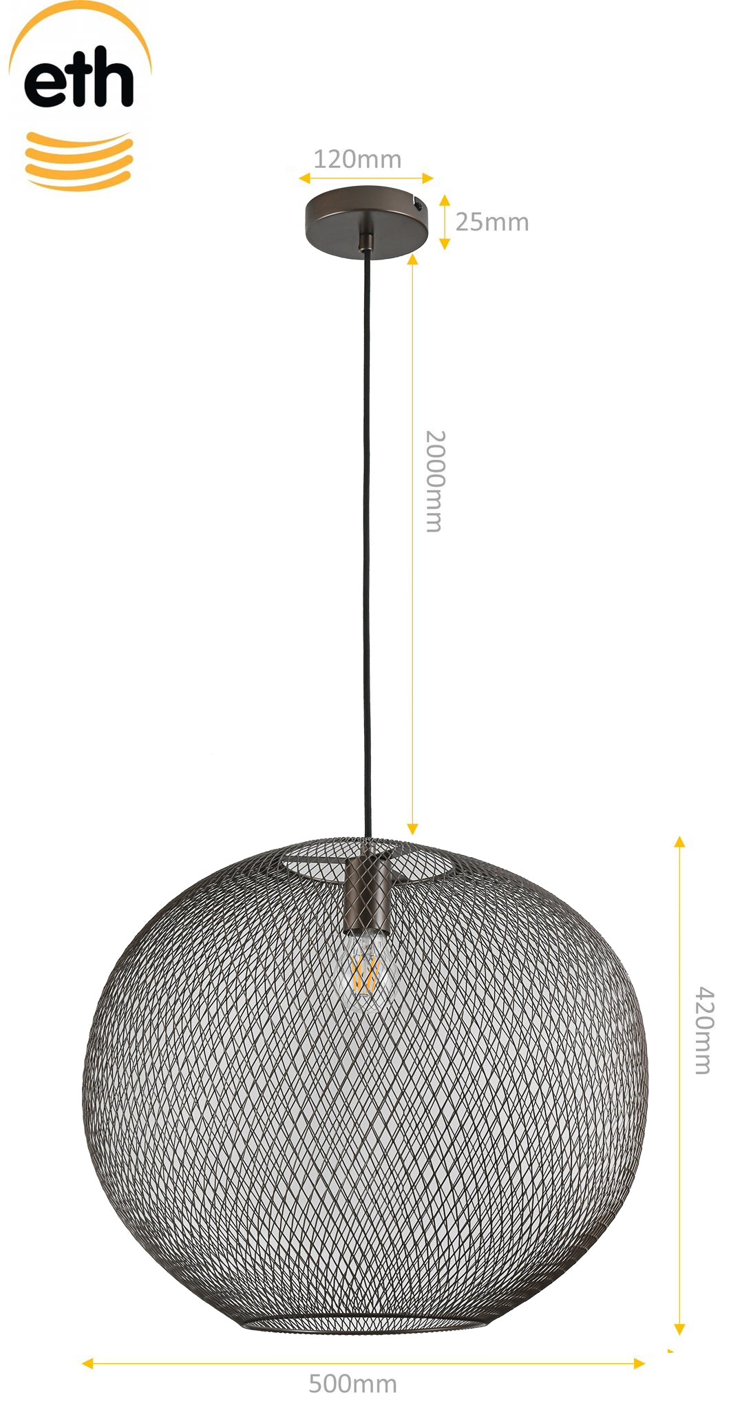 Hanglamp Billie 50cm