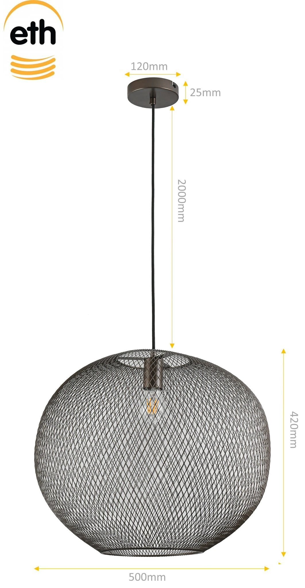 Hanglamp Billie 50cm by ETH