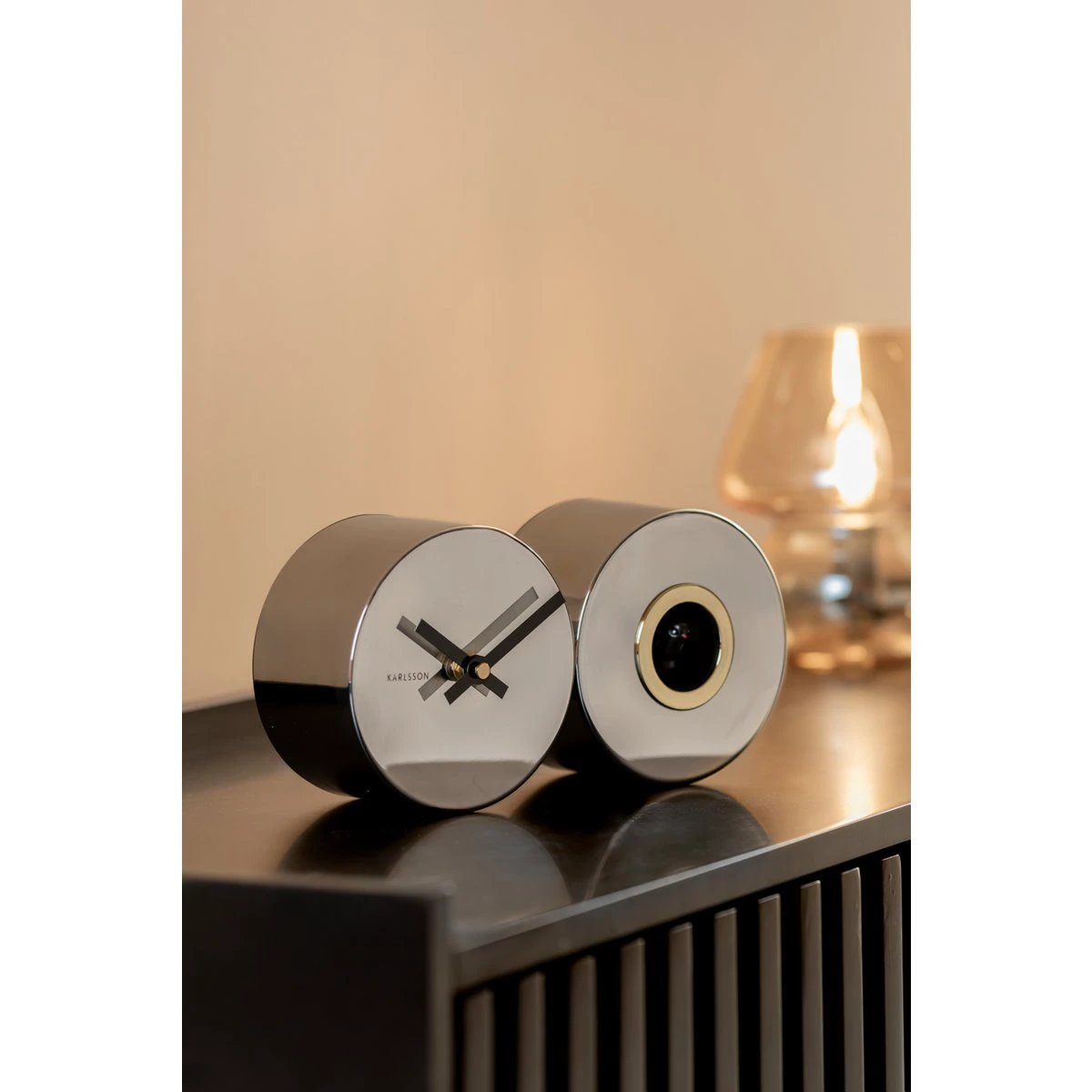 Wandklok Duo Koekoek Zilver by Karlsson