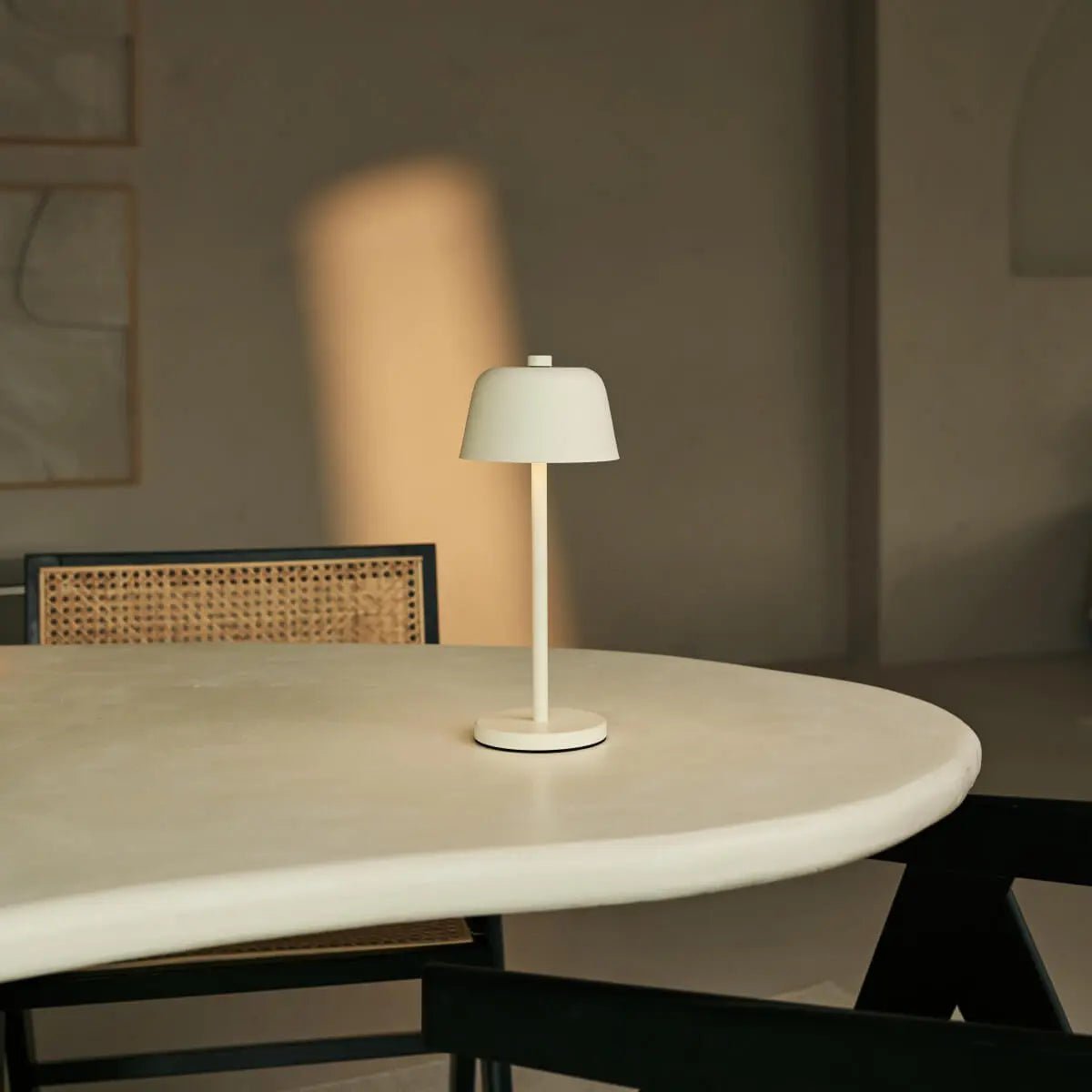 Tafellamp oplaadbaar Anton vanille