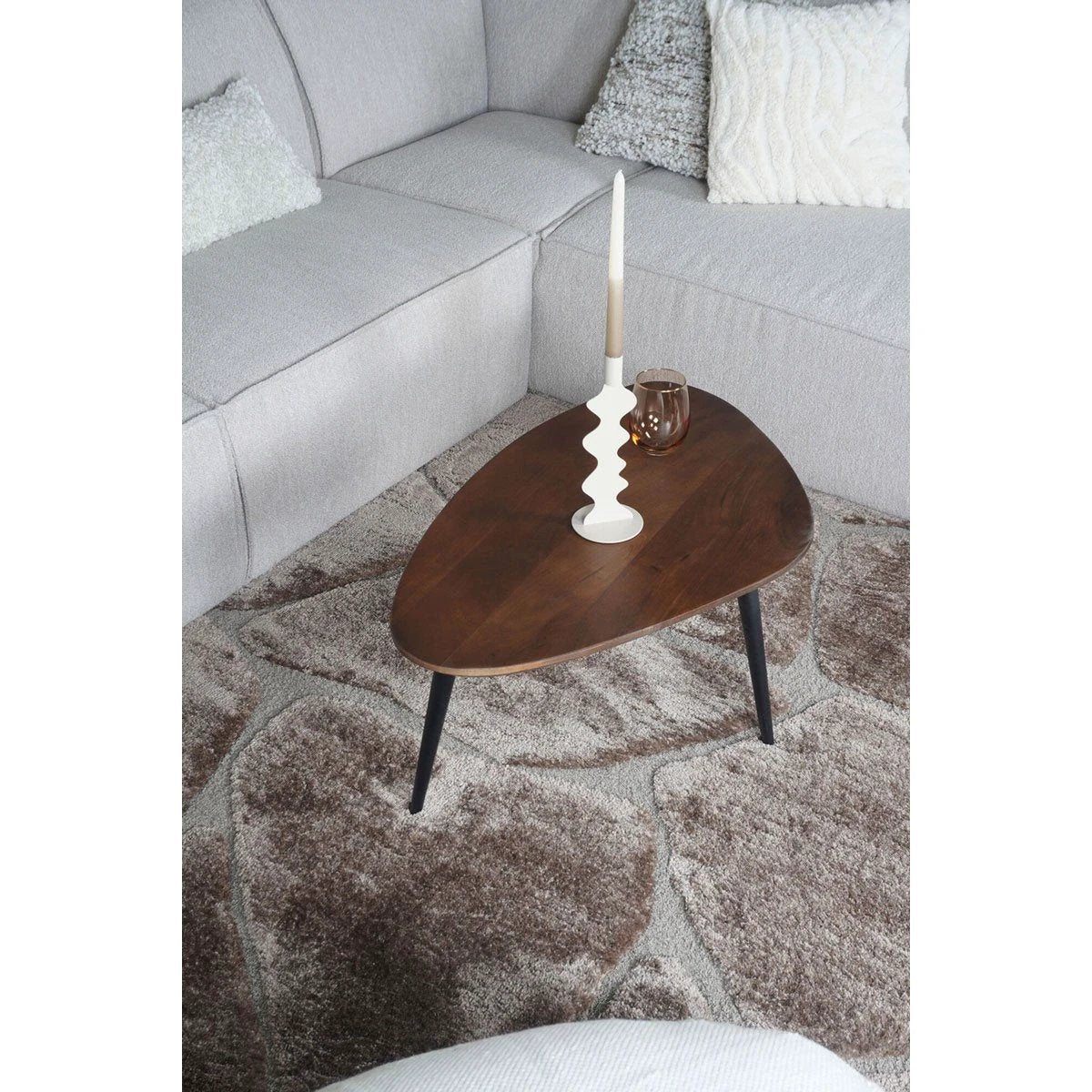 Vloerkleed Macy Bruin 240 x 340 cm by Veer Carpets