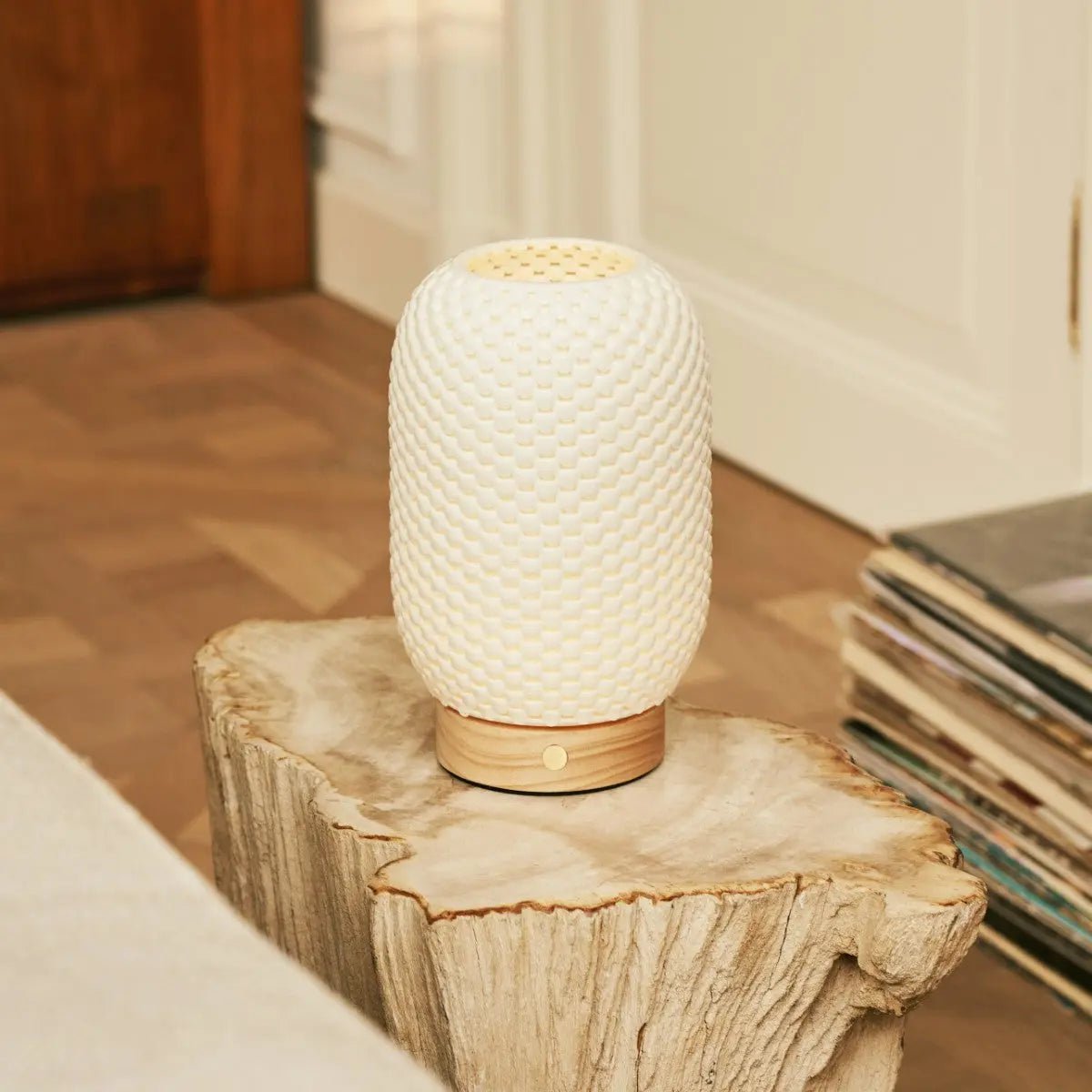 Tafellamp oplaadbaar Aurora lichtbruin