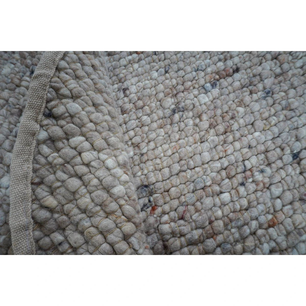 Vloerkleed Steve Donker Beige Rond ø200 cm by Veer Carpets