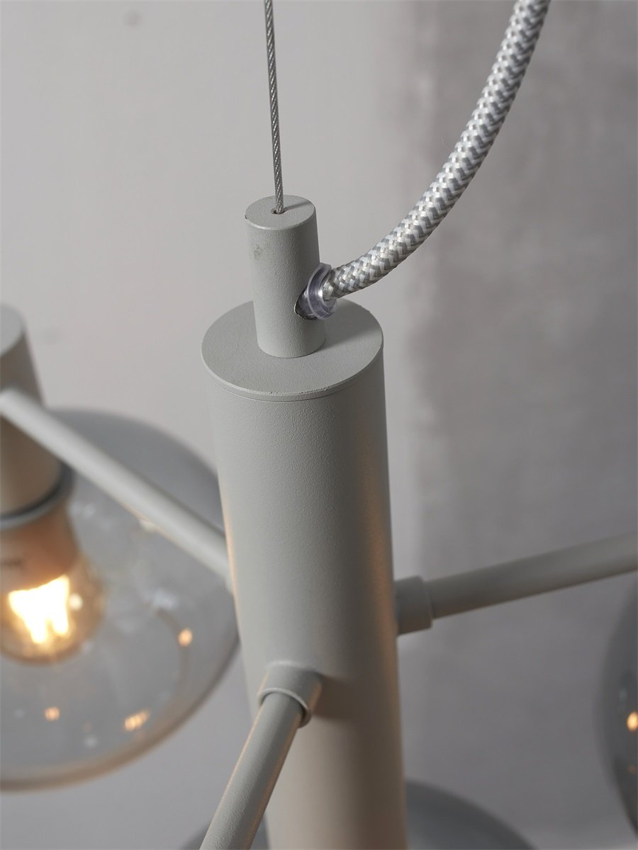 Hanglamp Bologna - Grijs - 43x43x34cm