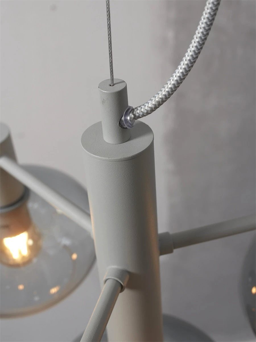 Hanglamp Bologna - Grijs - 43x43x34cm by it's about RoMi