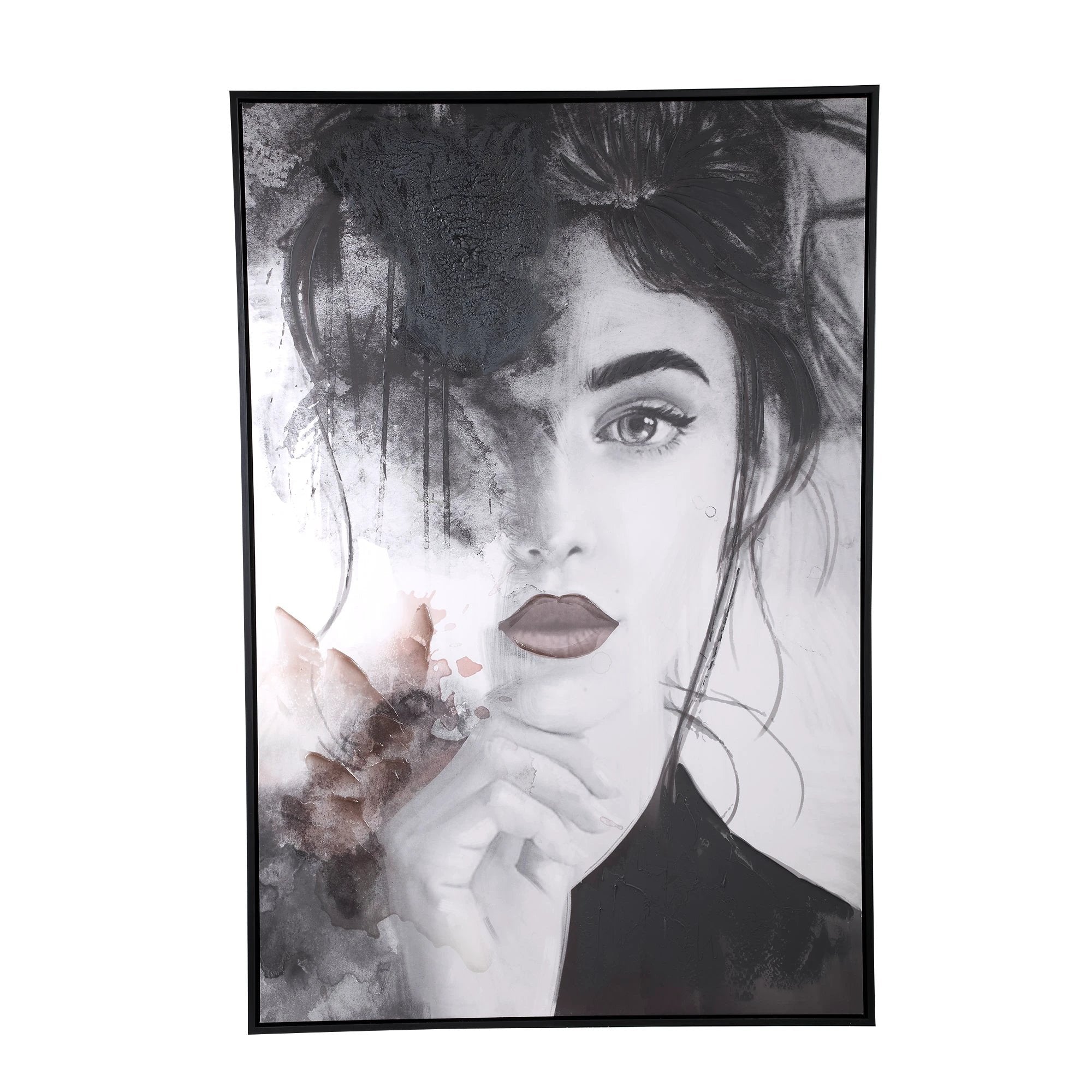 Annelies Schilderij Rechthoek Vrouw by PTMD