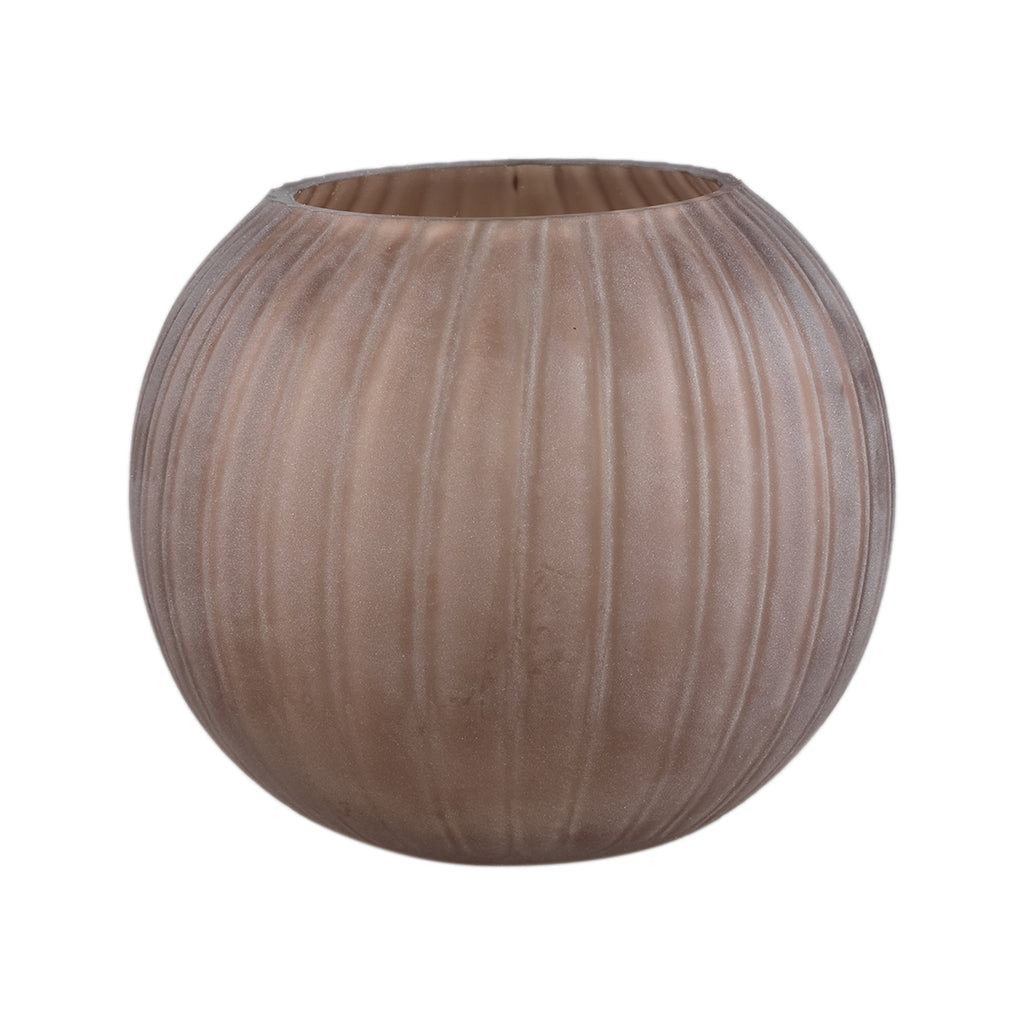 Levente Sand gegraveerde glazen vaas - depauwwonen