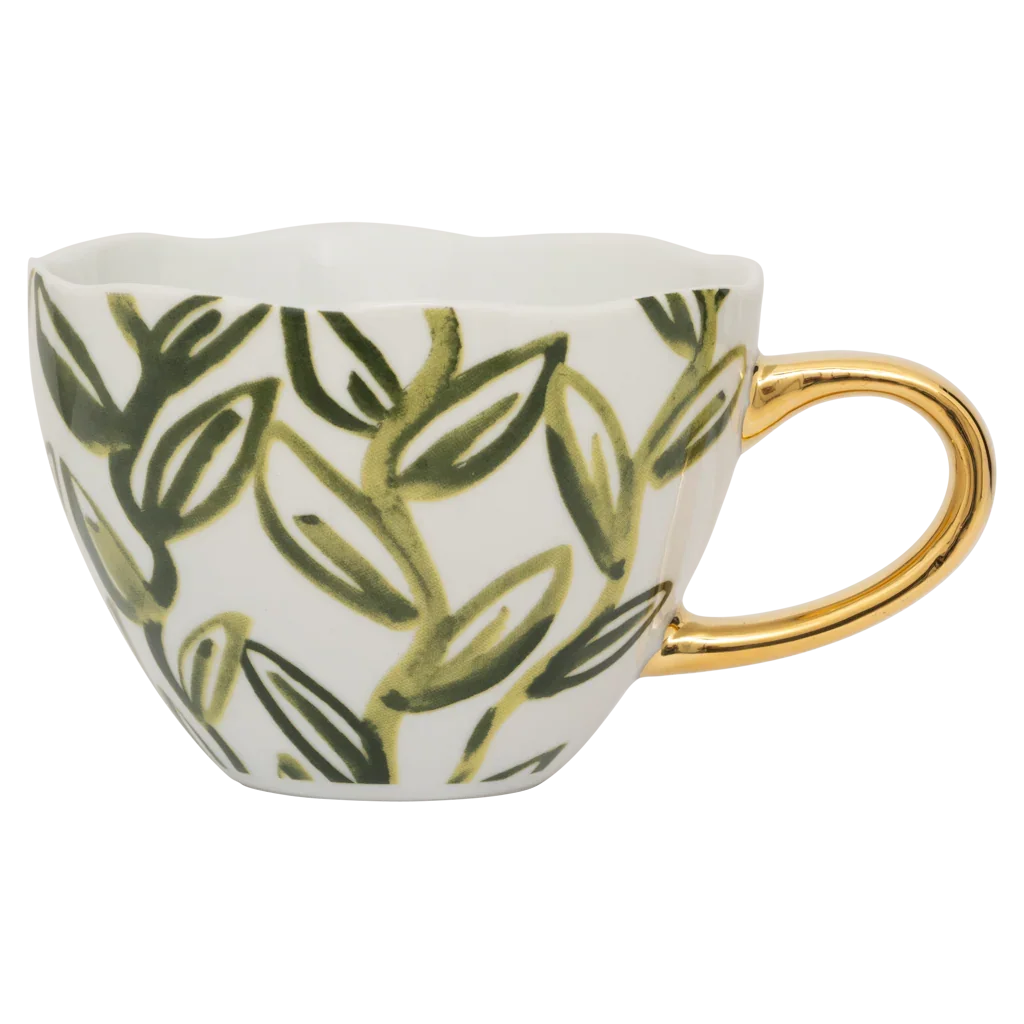 Good Morning kopje Cappuccino/Tea Leaves, Evergreen Sprig by Urban Nature Culture