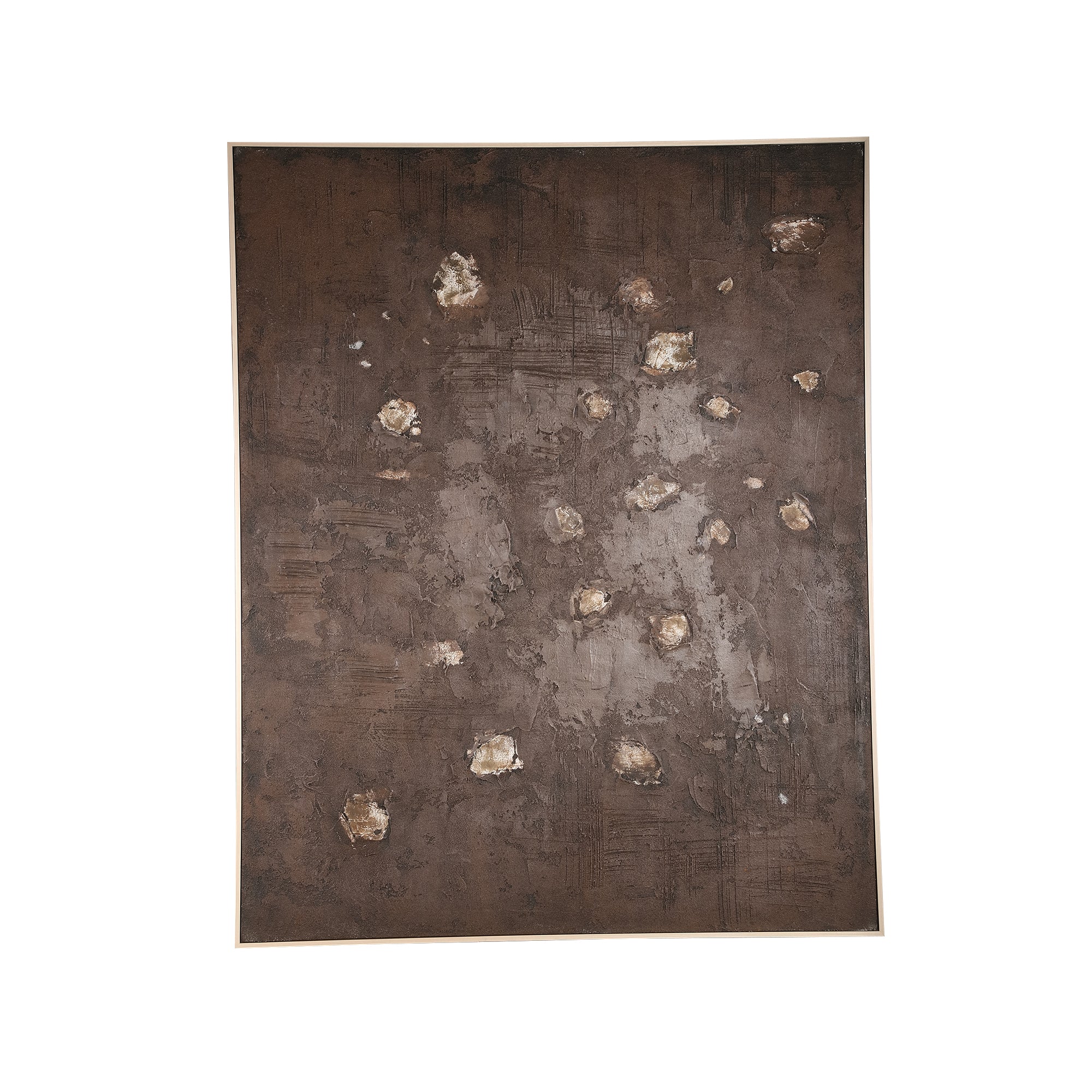 Porty Bruin Canvas Schilderij Rechthoekig - depauwwonen