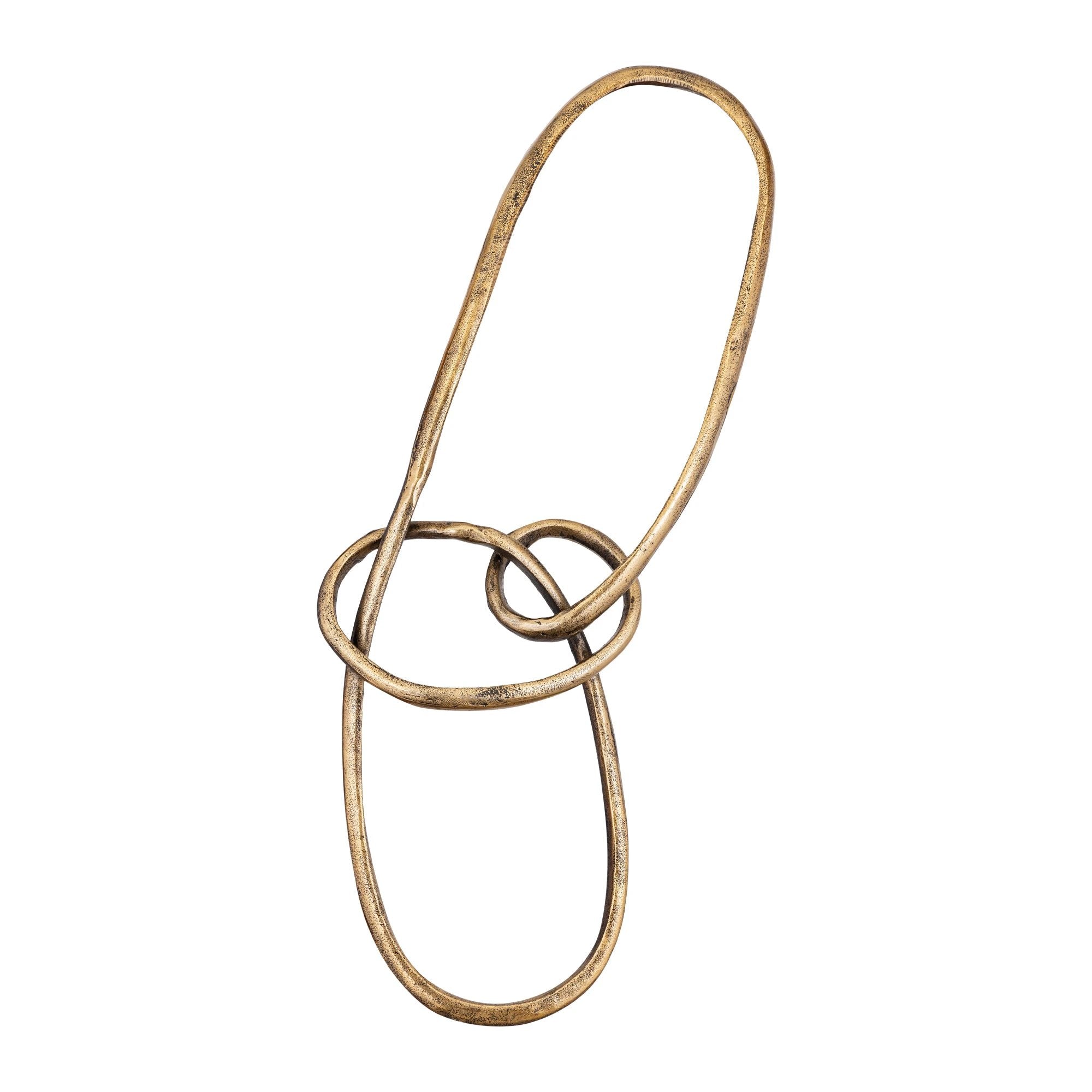 Wun Messing Gegoten Aluminium Knoop Wanddecoratie by PTMD