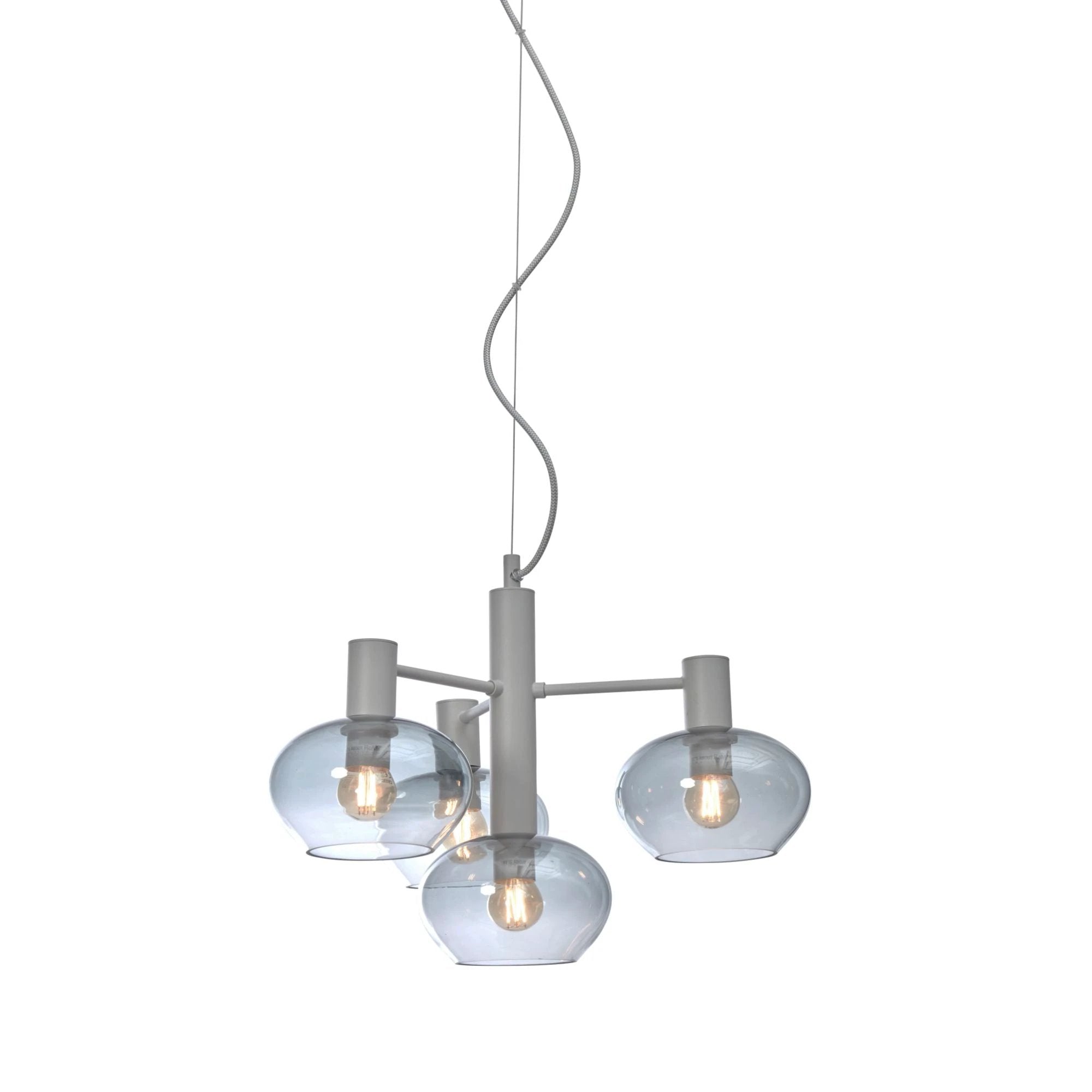 Hanglamp Bologna - Grijs - 43x43x34cm by it's about RoMi