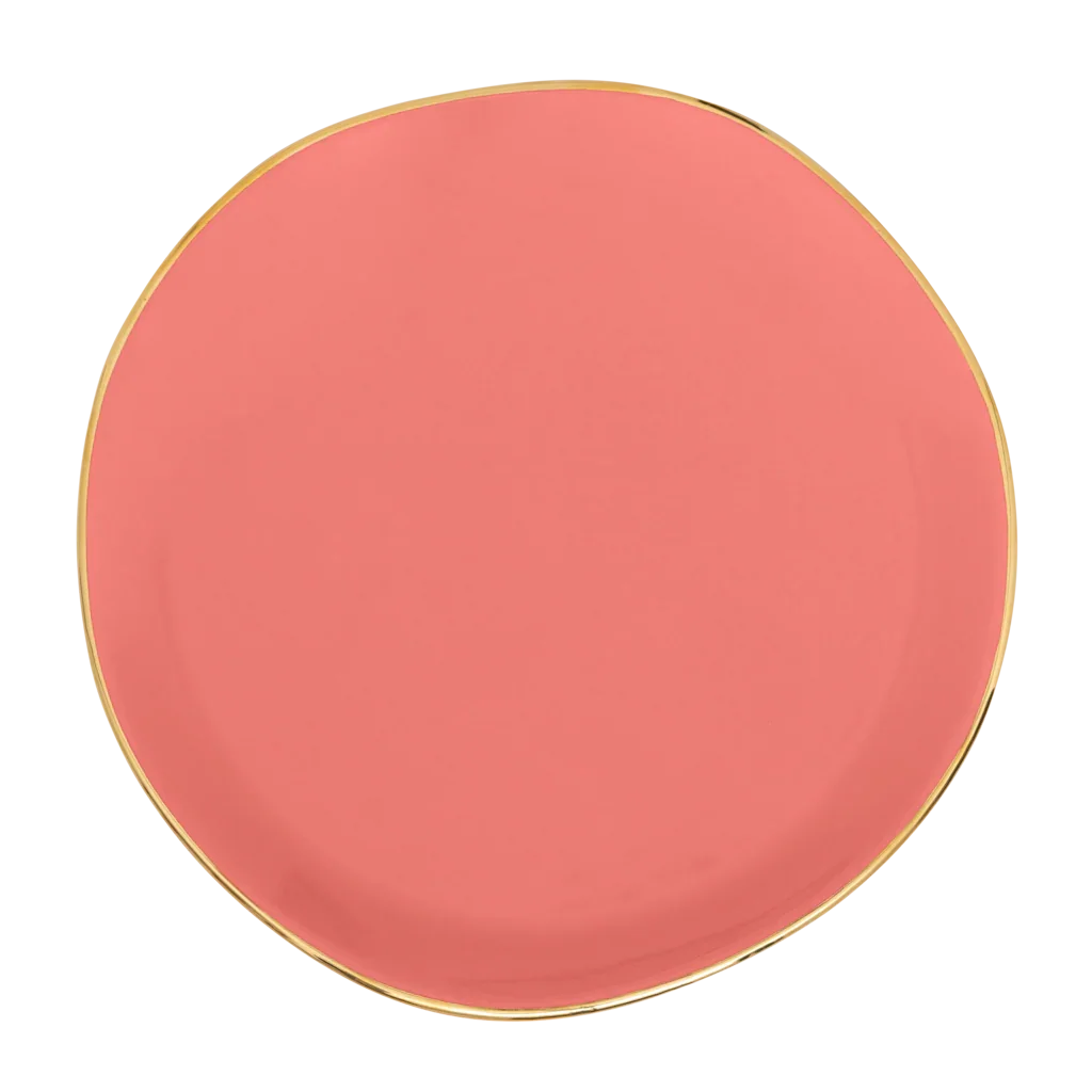 Good Morning bord Burnt Coral, Ø17 Cm by Urban Nature Culture