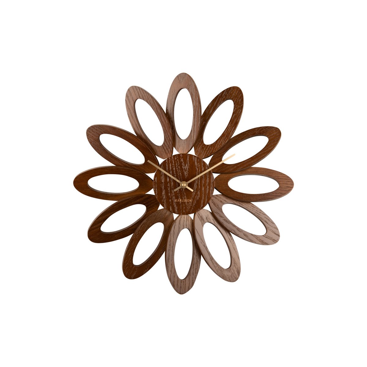 Wandklok Fiore Bruin