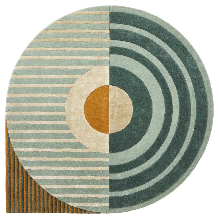 Fano Girare Groen ø200 by Brinker Carpets