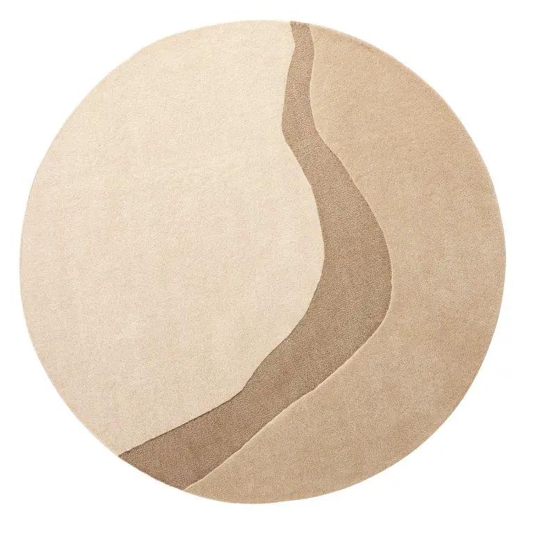 Organix 210 Linnen 200Ø by Brinker Carpets