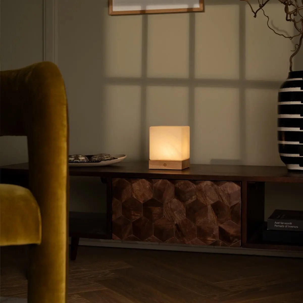 Tafellamp oplaadbaar YCE lichtbruine