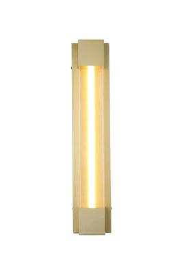 Wandlamp Sacramento OD LED - Stainless Steel, Painted Gold by Searchlight