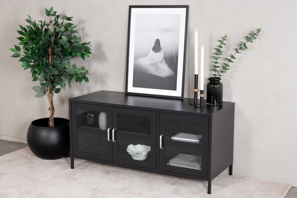 TV-meubel Acero 48 x 58 x 120 Zwart