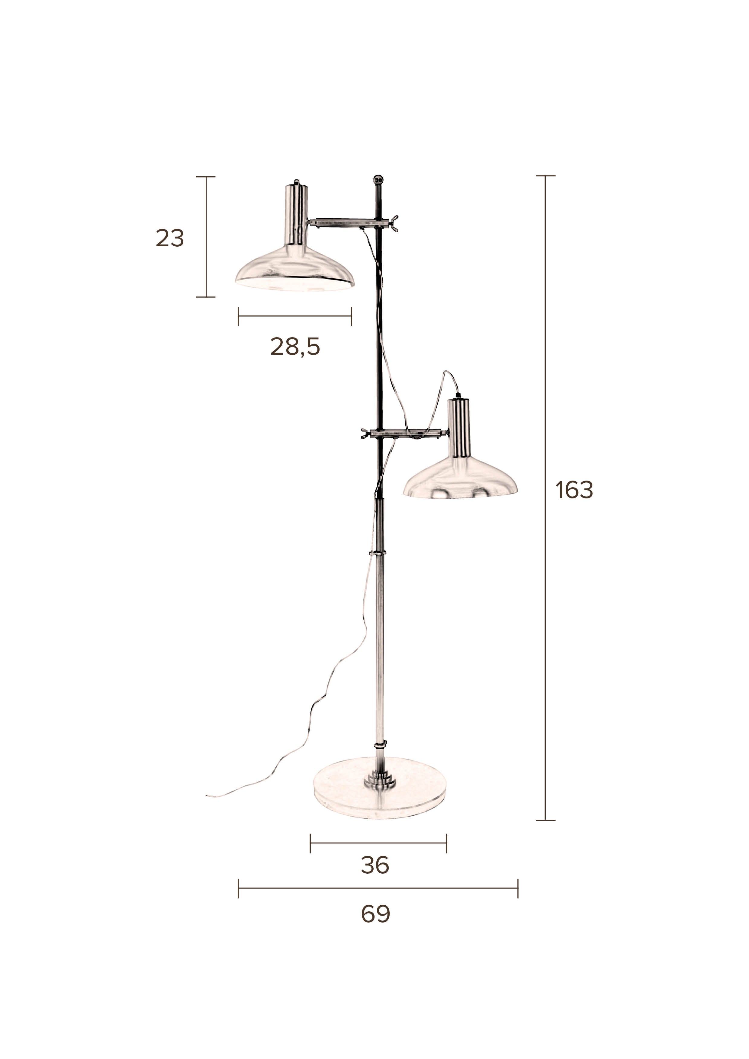 Vloerlamp Karish by Dutchbone