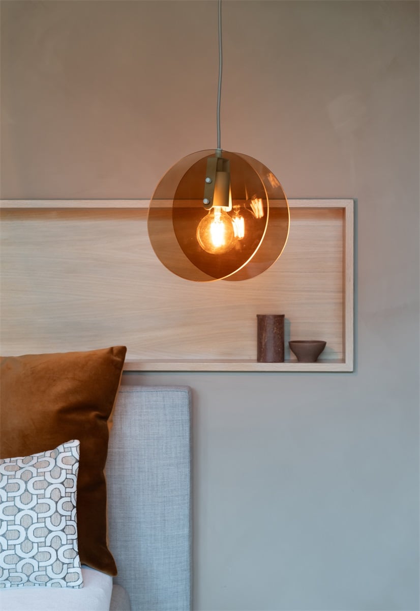 Hanglamp Toledo, amber