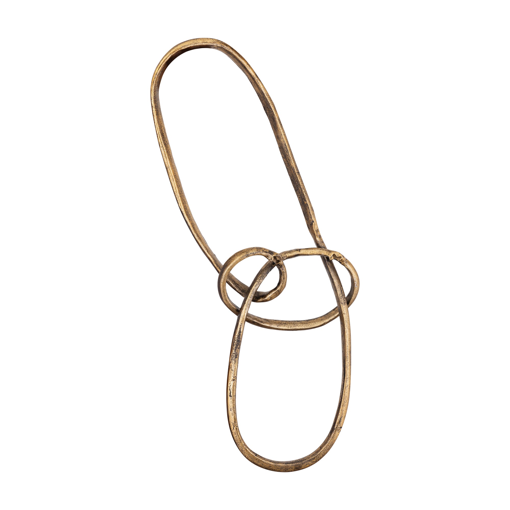 Wun Messing Gegoten Aluminium Knoop Wanddecoratie by PTMD