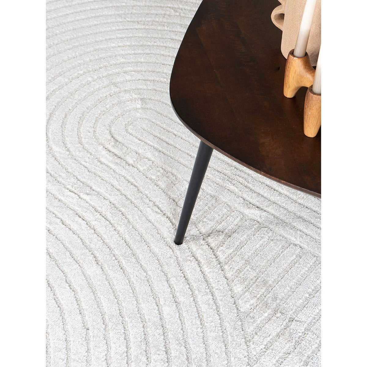 Vloerkleed Ella Cream Rond ø280 cm by Veer Carpets