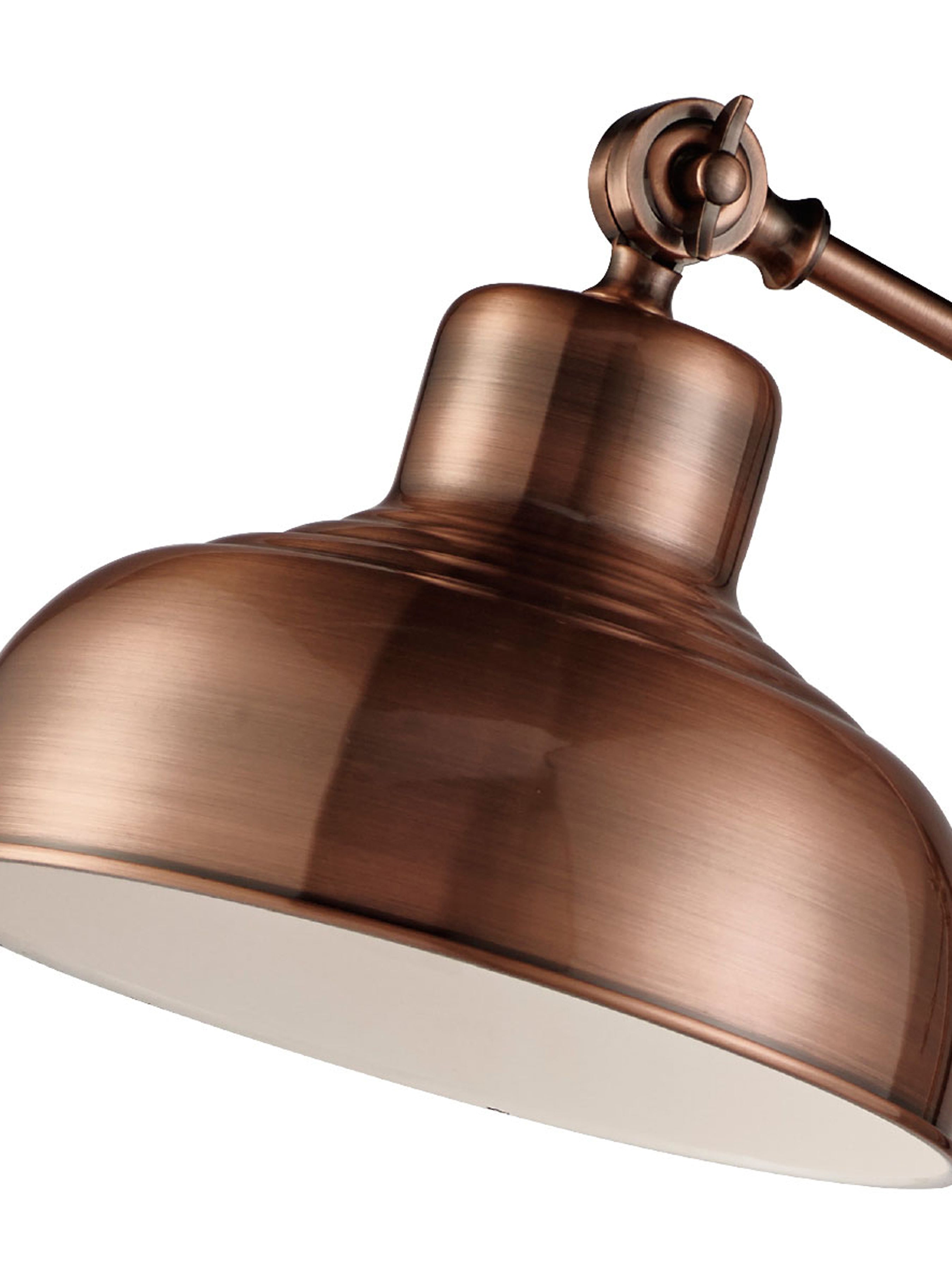 Macbeth Floor Lamp - Antique Copper Metal