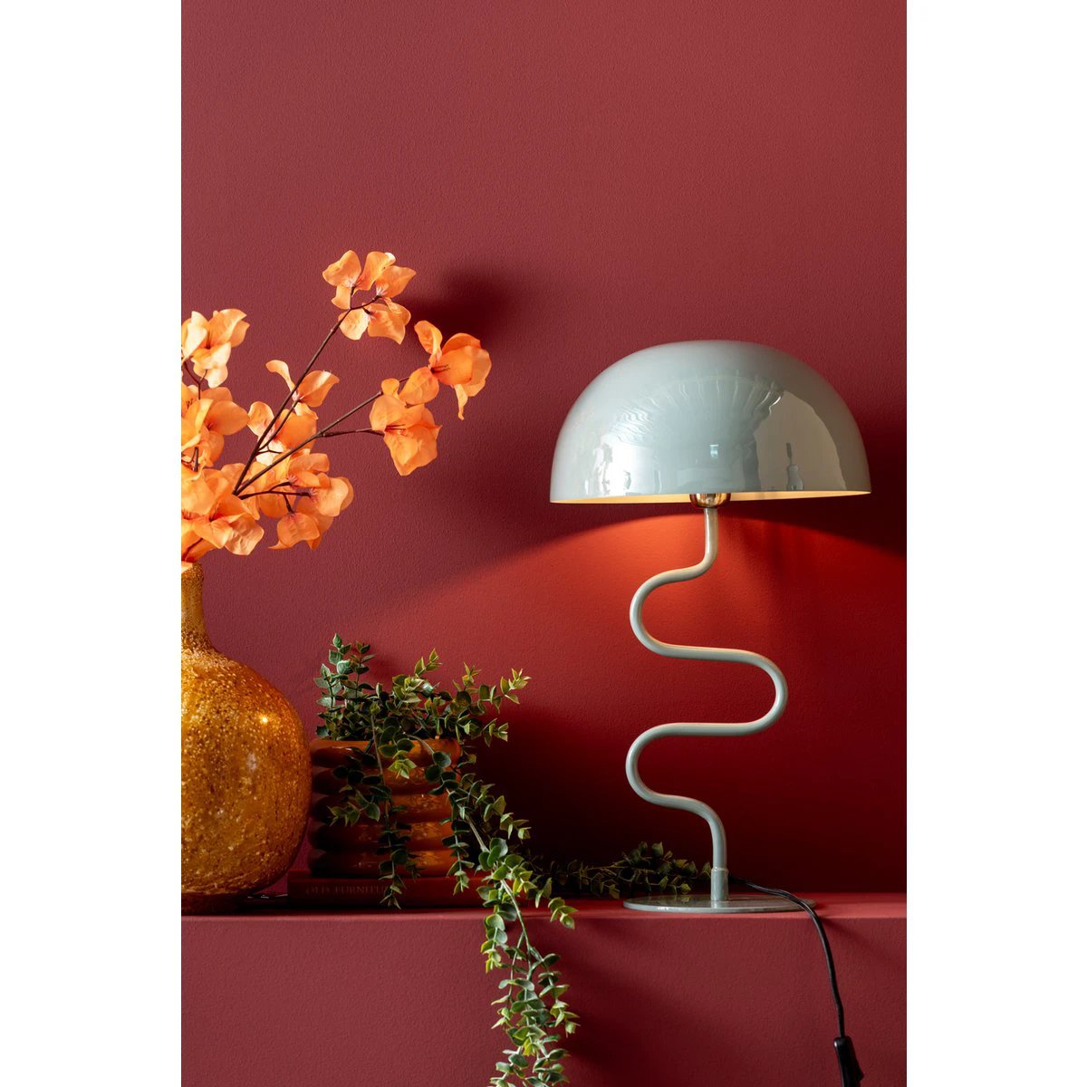 Tafellamp Twist Blauw by Leitmotiv