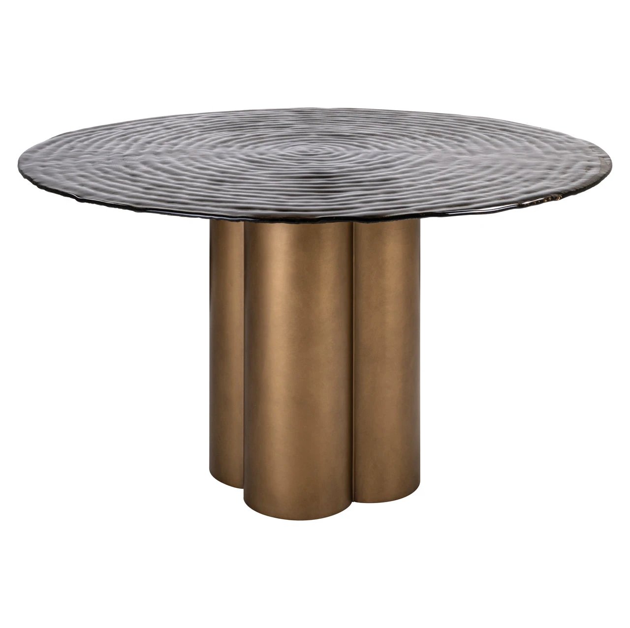 Eettafel Glastonburry antiekgoud 135Ø by Richmond Interiors