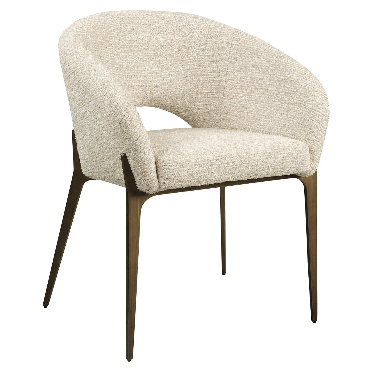 Eetkamerstoel Kenzi naturel lineair vlamvertragend by Richmond Interiors