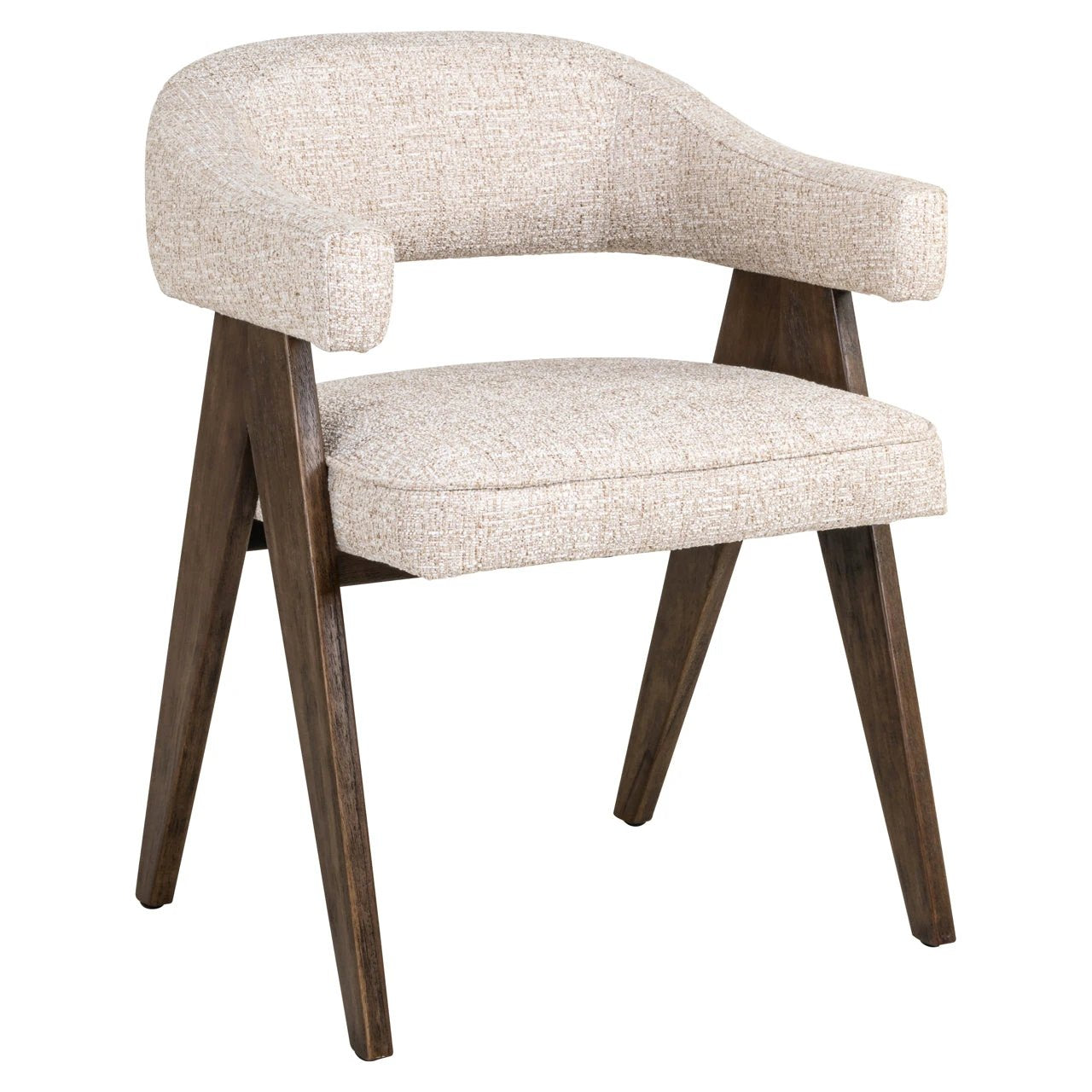 Eetkamerstoel Mori crème tweed vlamvertragend by Richmond Interiors