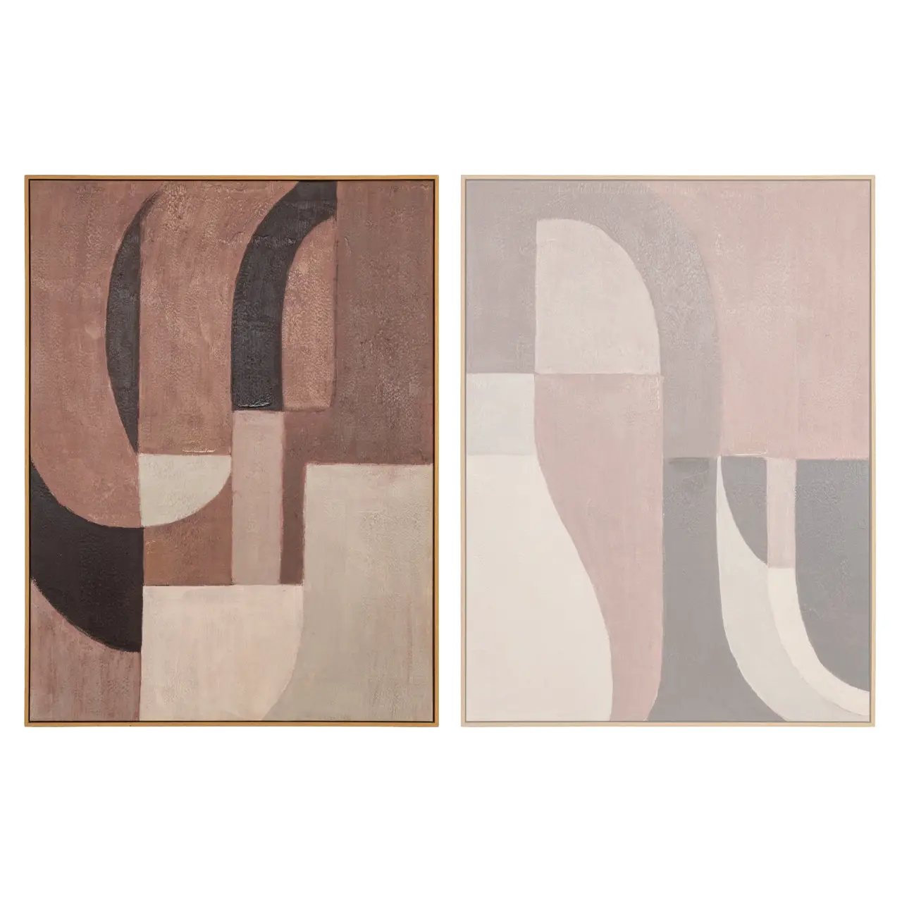 Wanddecoratie Tatu rechts bruin by Richmond Interiors