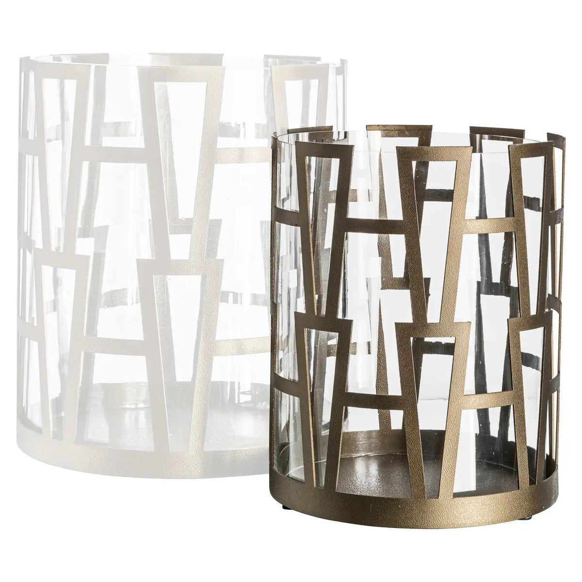 Windlicht Shandy antiek messing klein by Richmond Interiors