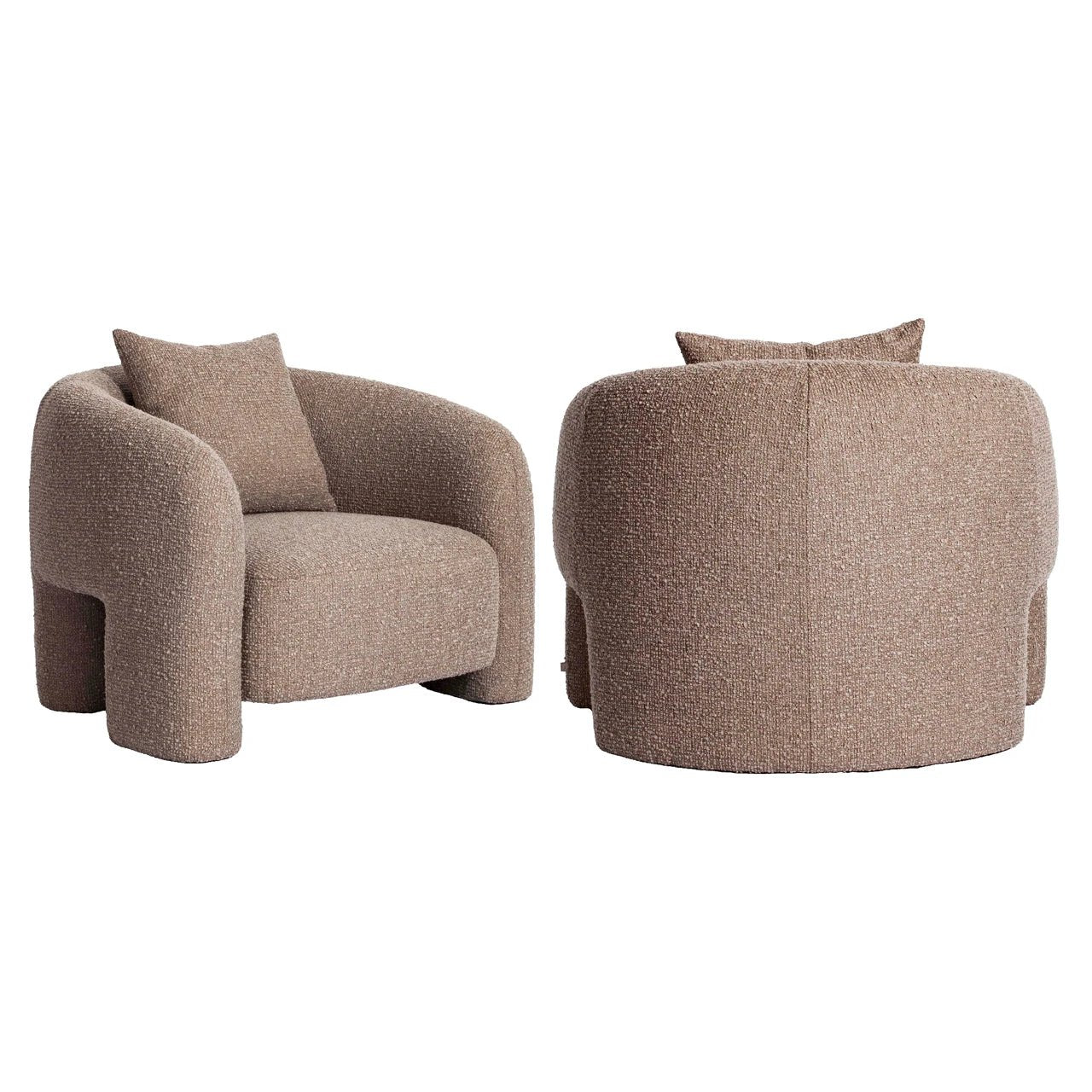 Loungestoel Tuscany mocca chunky by Richmond Interiors