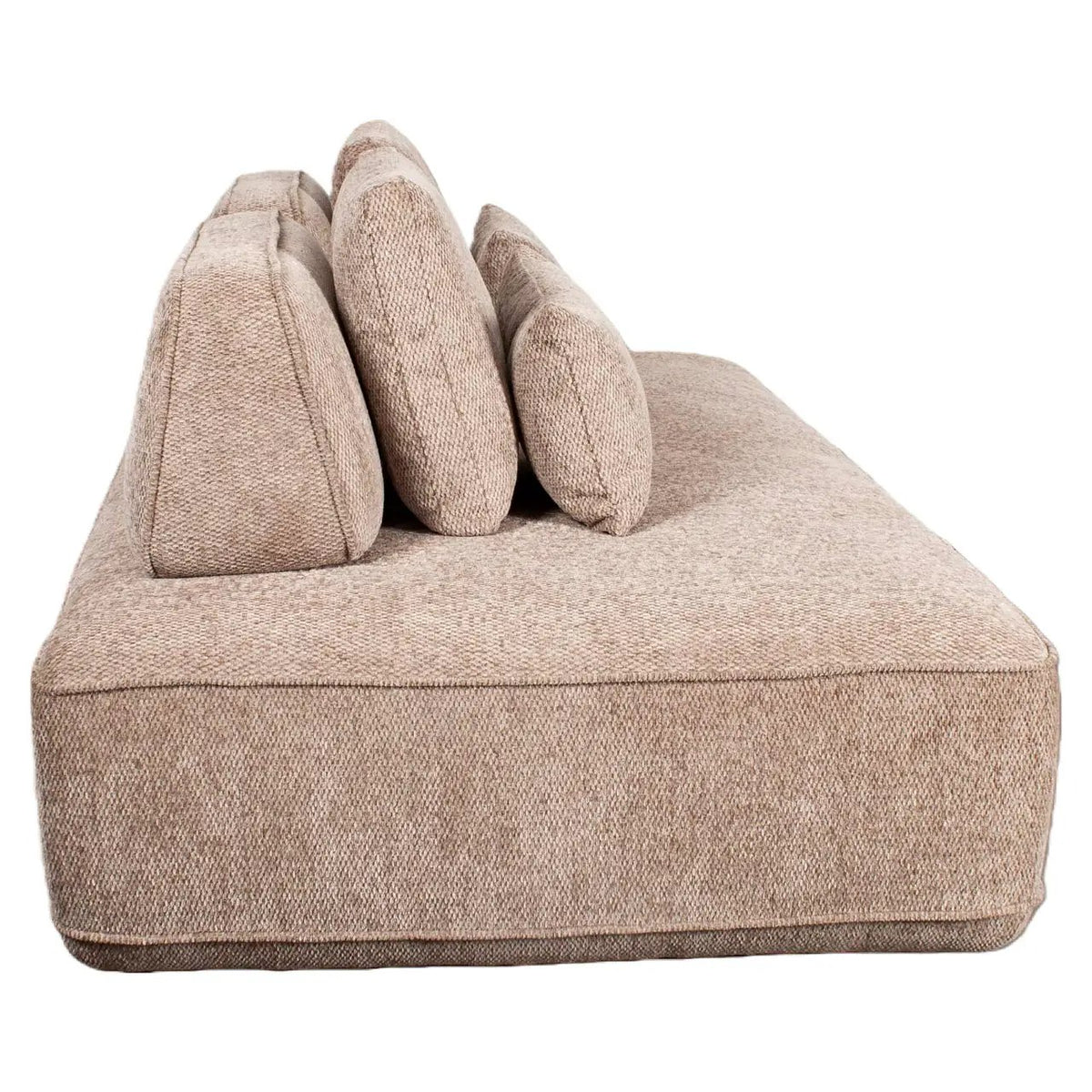 Bank Tudor mocca boldweave 2,5-zits met verplaatsbare rugleuning by Richmond Interiors