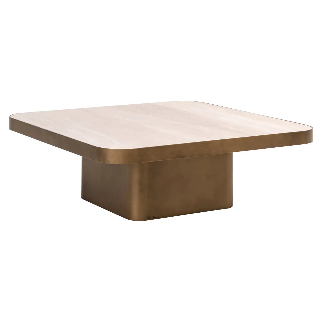 Salontafel Claridge beige 90x90 (cumulus) by Richmond Interiors
