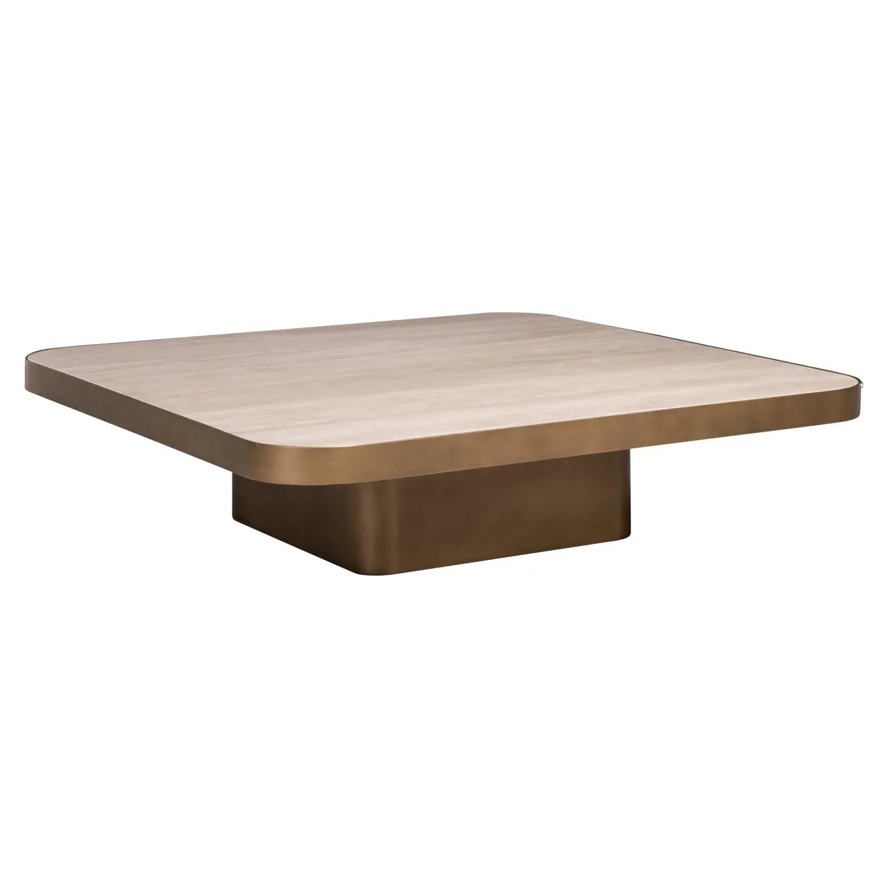Salontafel Claridge beige 100x100 (cumulus) by Richmond Interiors