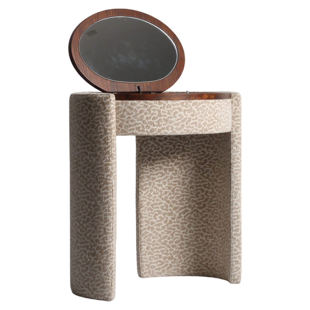 Kaptafel Roxenne beige met luipaardprint by Richmond Interiors