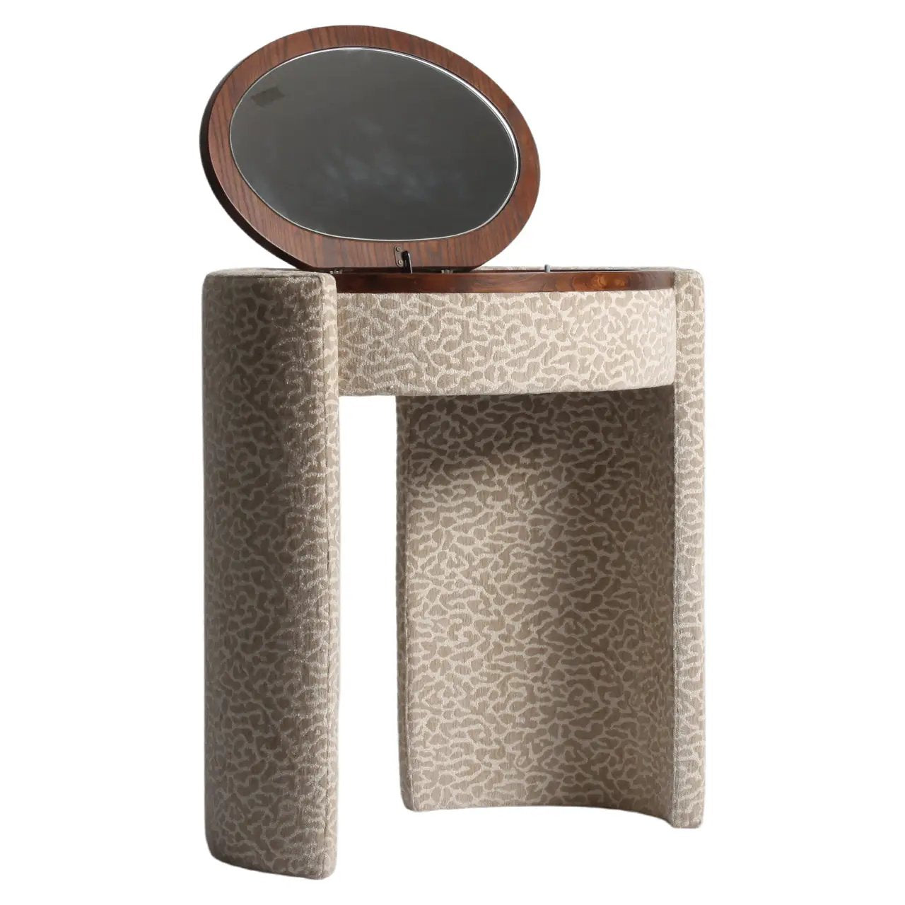 Kaptafel Roxenne beige met luipaardprint by Richmond Interiors
