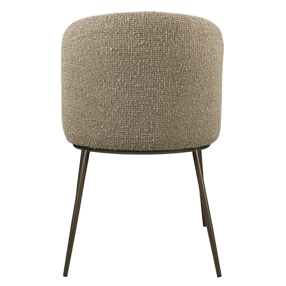 Eetkamerstoel Elvi mocca chunky vlamvertragend (set van 2) by Richmond Interiors