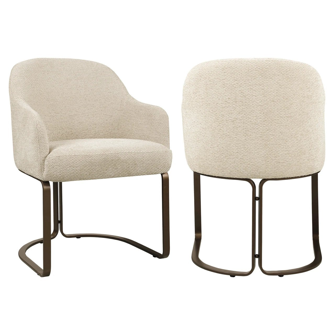 Eetkamerstoel Hadley naturel boldweave vlamvertragend by Richmond Interiors