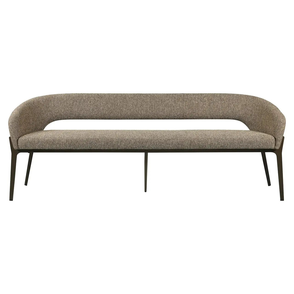Eetkamerbank Kenzi bruin tweed by Richmond Interiors