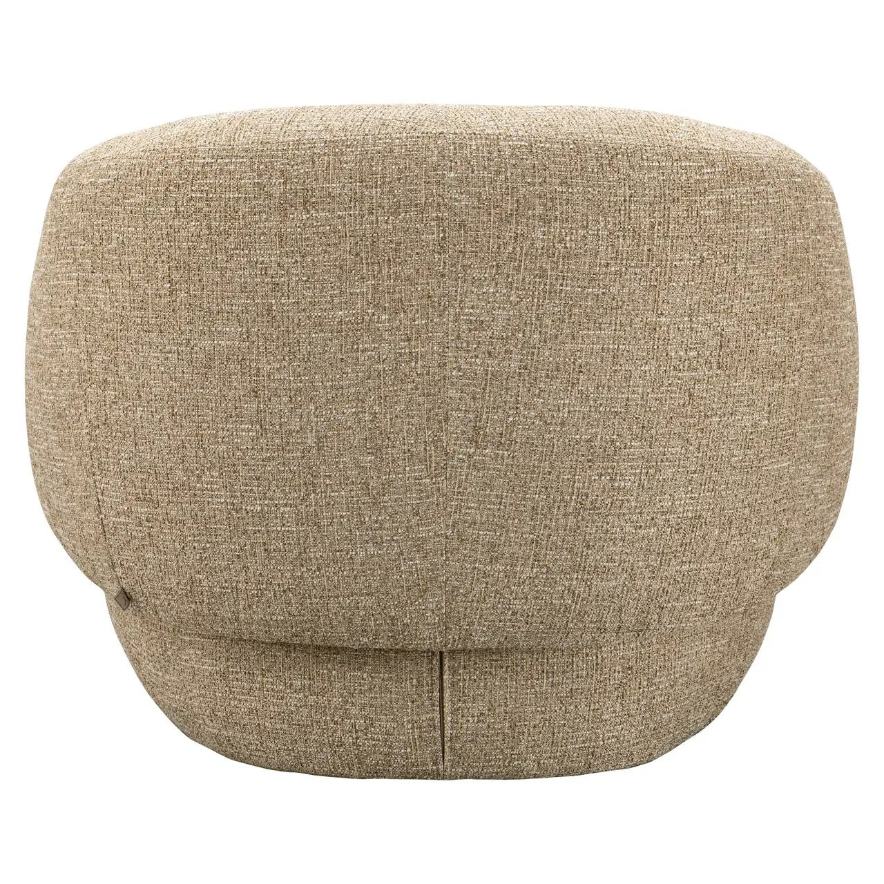 Loungestoel Milano, zandkleurige vlamvertragende tweed by Richmond Interiors