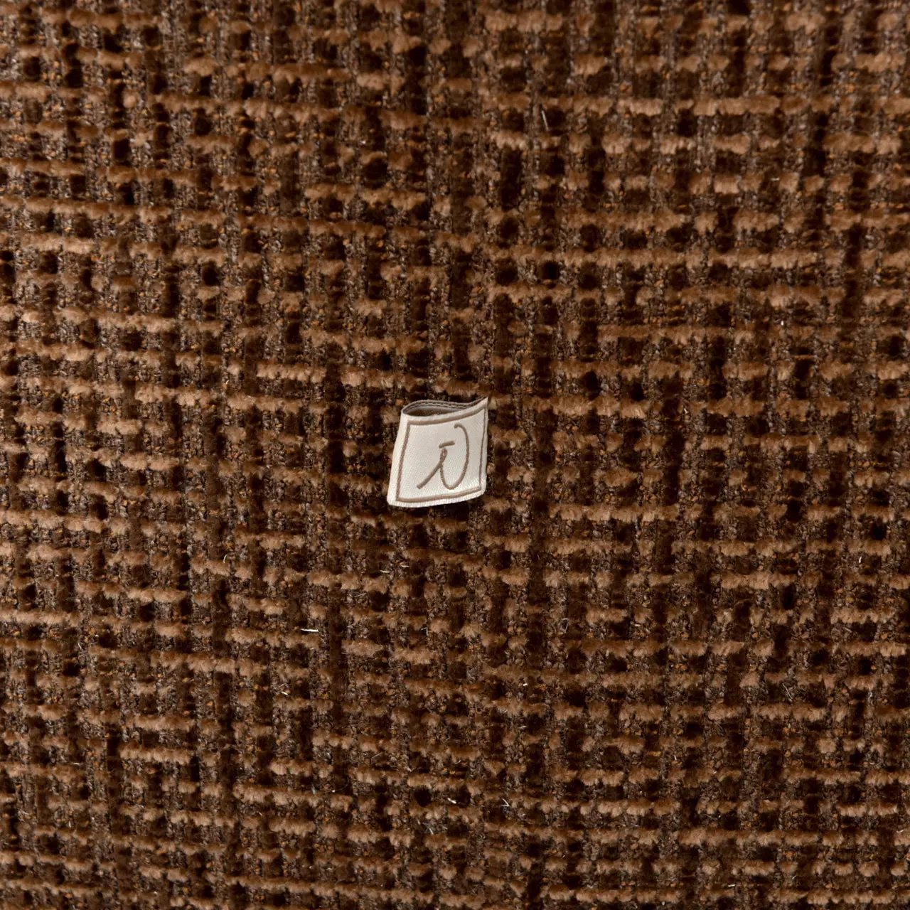 Loungestoel Marina bruin blockweave draaibaar brandvertragend by Richmond Interiors