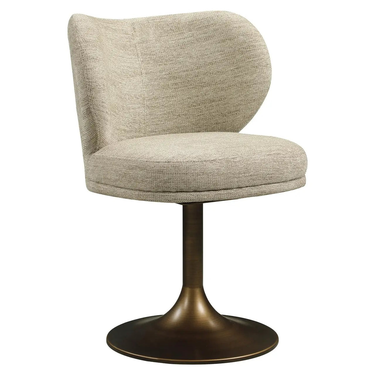 Eetkamerstoel Amely naturel softweave draaibaar by Richmond Interiors