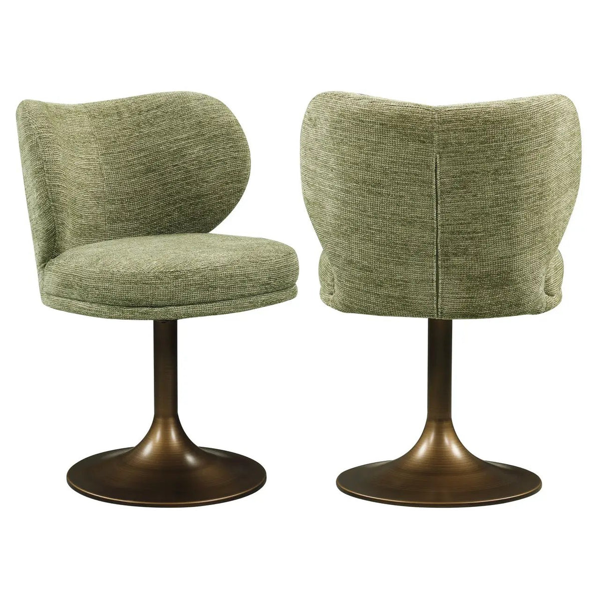 Eetkamerstoel Amely pistache softweave draaibaar by Richmond Interiors